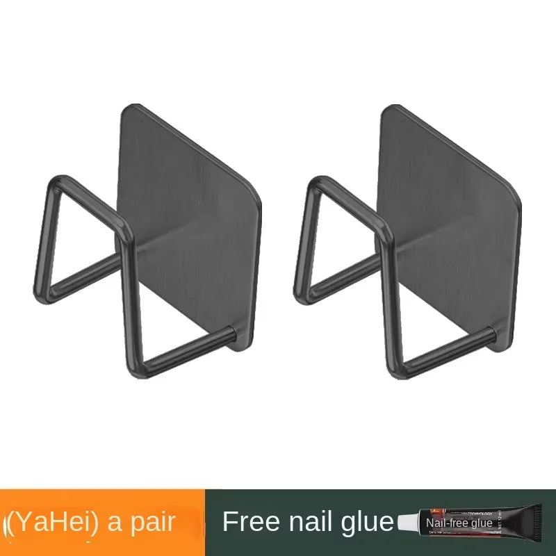 2PC Stainless Steel Sink Sponge Rack with Steel Wire Ball Kitchen Sponge Holder for Draining And Cleaning the Inner Wall