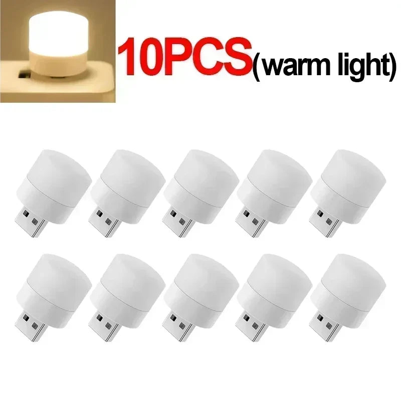 Mini LED Book Reading Light | USB Rechargeable Portable Desk Lamp