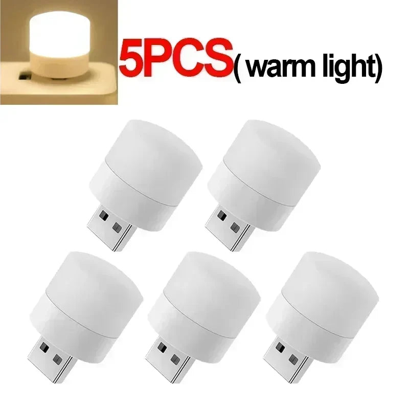 Mini LED Book Reading Light | USB Rechargeable Portable Desk Lamp