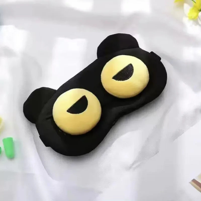 Funny Sleep Mask for Men Women | Light Blocking Eye Cover for Travel and Nap