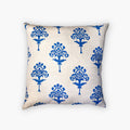 Blue Harmony - Pure Linen Throw Pillow Cover