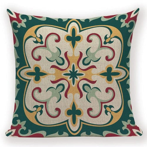 Abstract Geometric Pillow Cover Vintage Style Cushion Cover Home Decoration Linen Cotton Pillow Case For Bed Sofa Couch Bed Chair Decorative Throw Pillow Covers for Bed Pillowcases Fall Throw Pillows for Couch 45X45cm