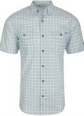 Men's Frat Button Down Tattersall Short-sleeve Shirt