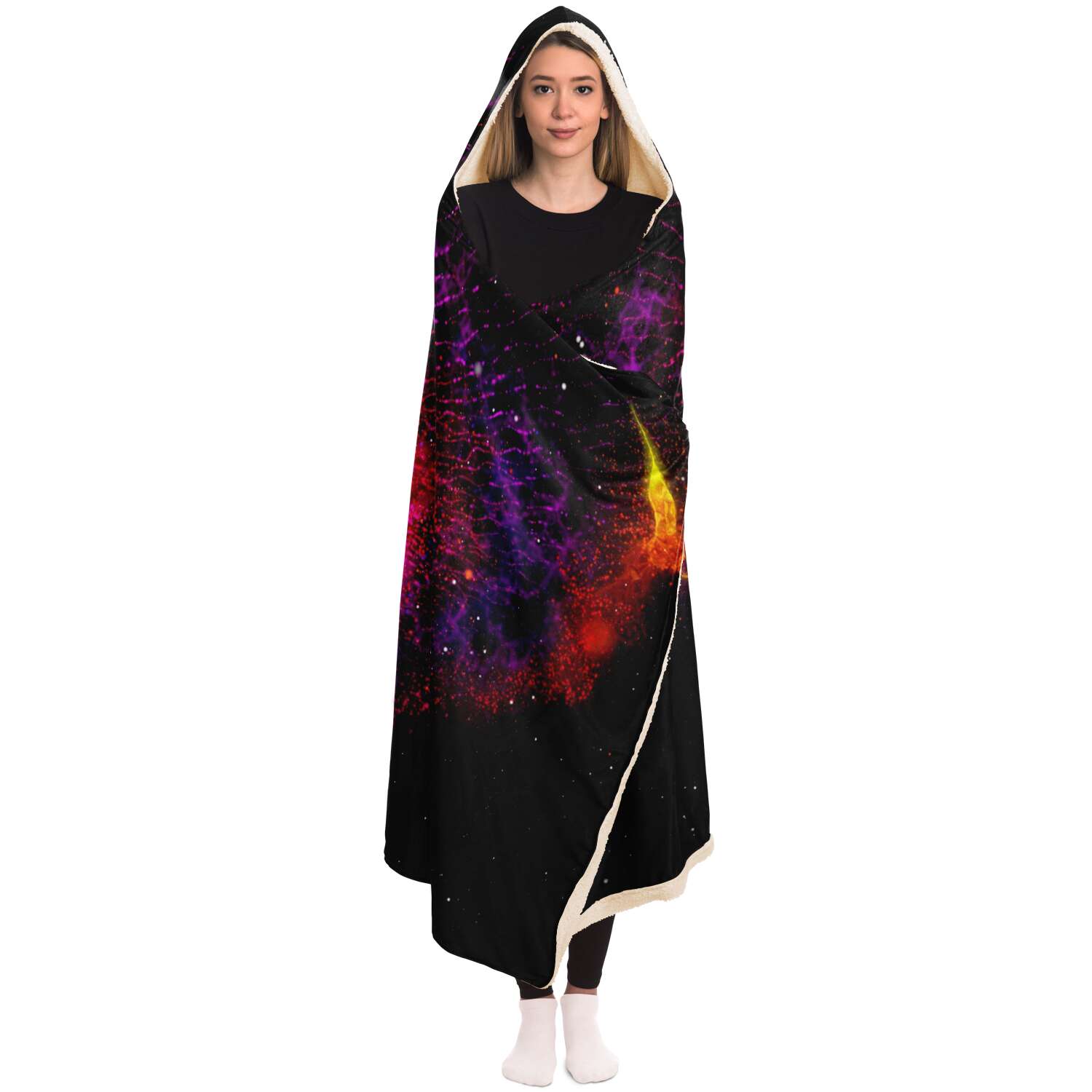 Inferno Vortex Hooded Blanket