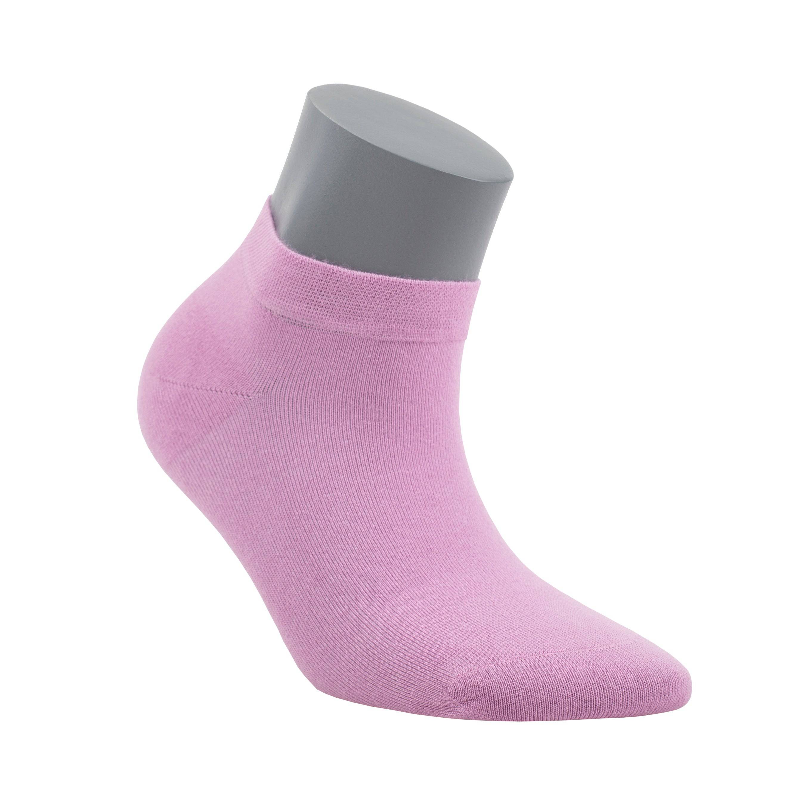 Women’s Bamboo Ankle Socks 6-Pack – Mixed Colors Soft Thin Low-Cut Socks