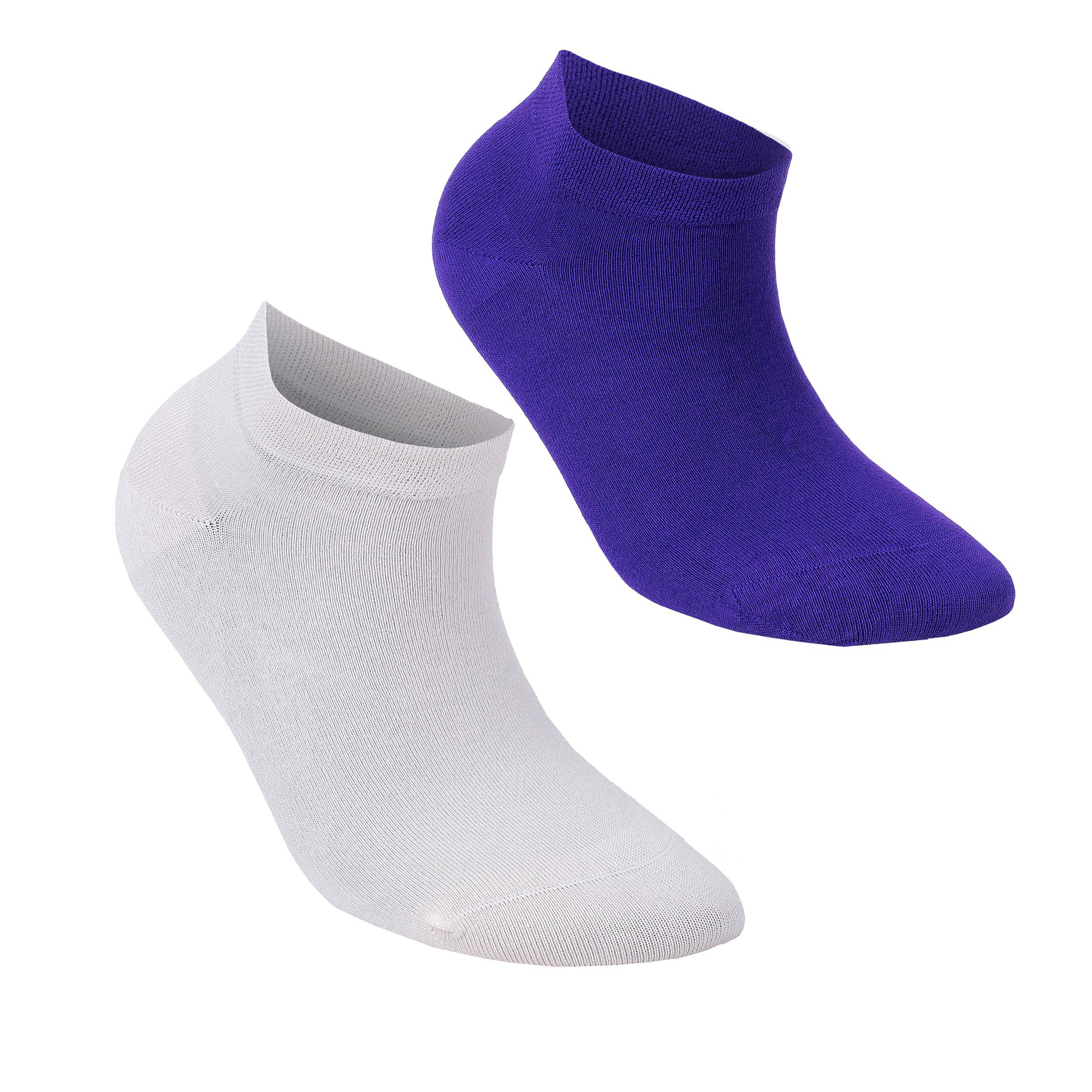 Women’s Bamboo Ankle Socks 8-Pack – Mixed Colors Soft Thin Low-Cut Socks