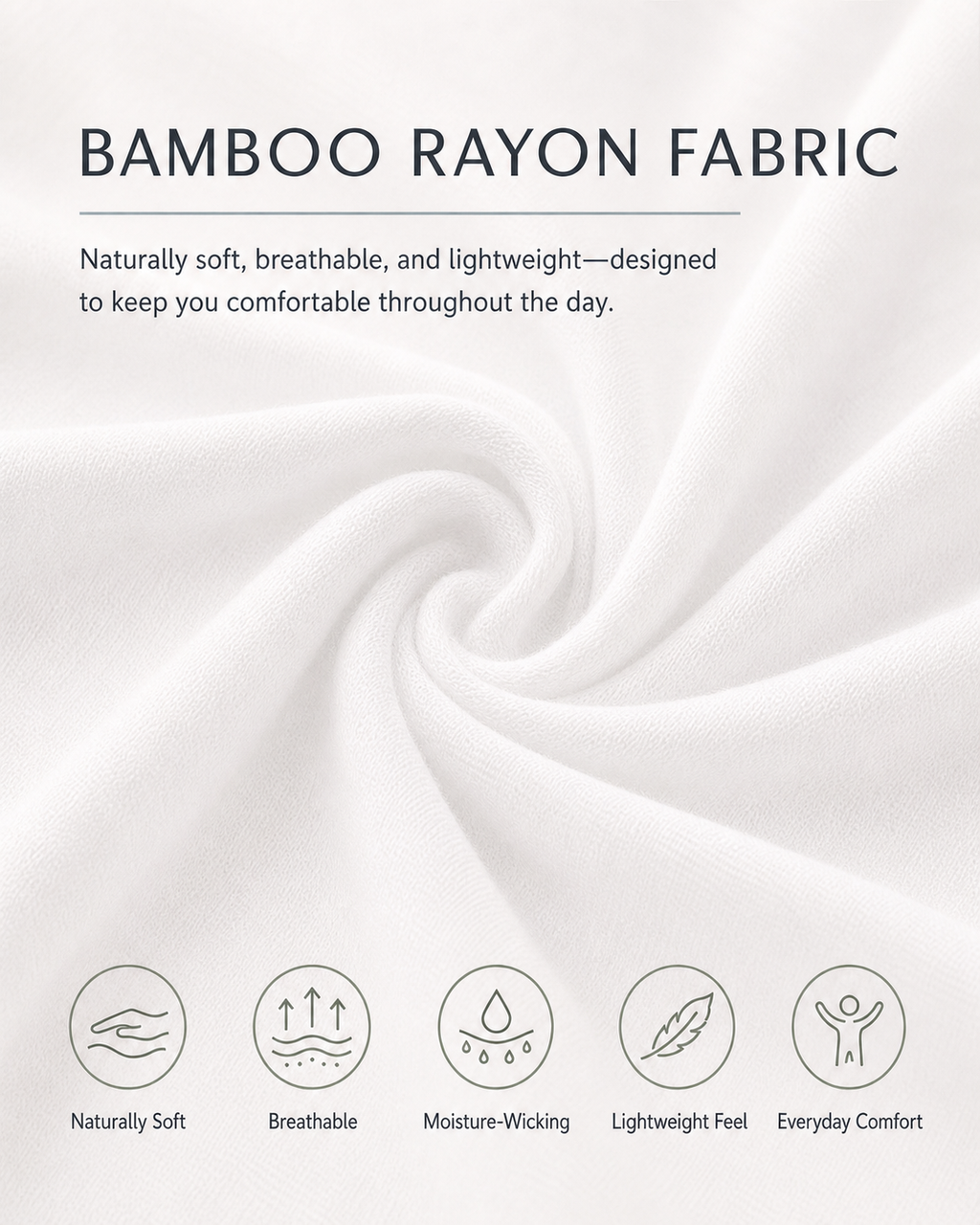 Men’s Bamboo V-Neck Undershirts 3-Pack