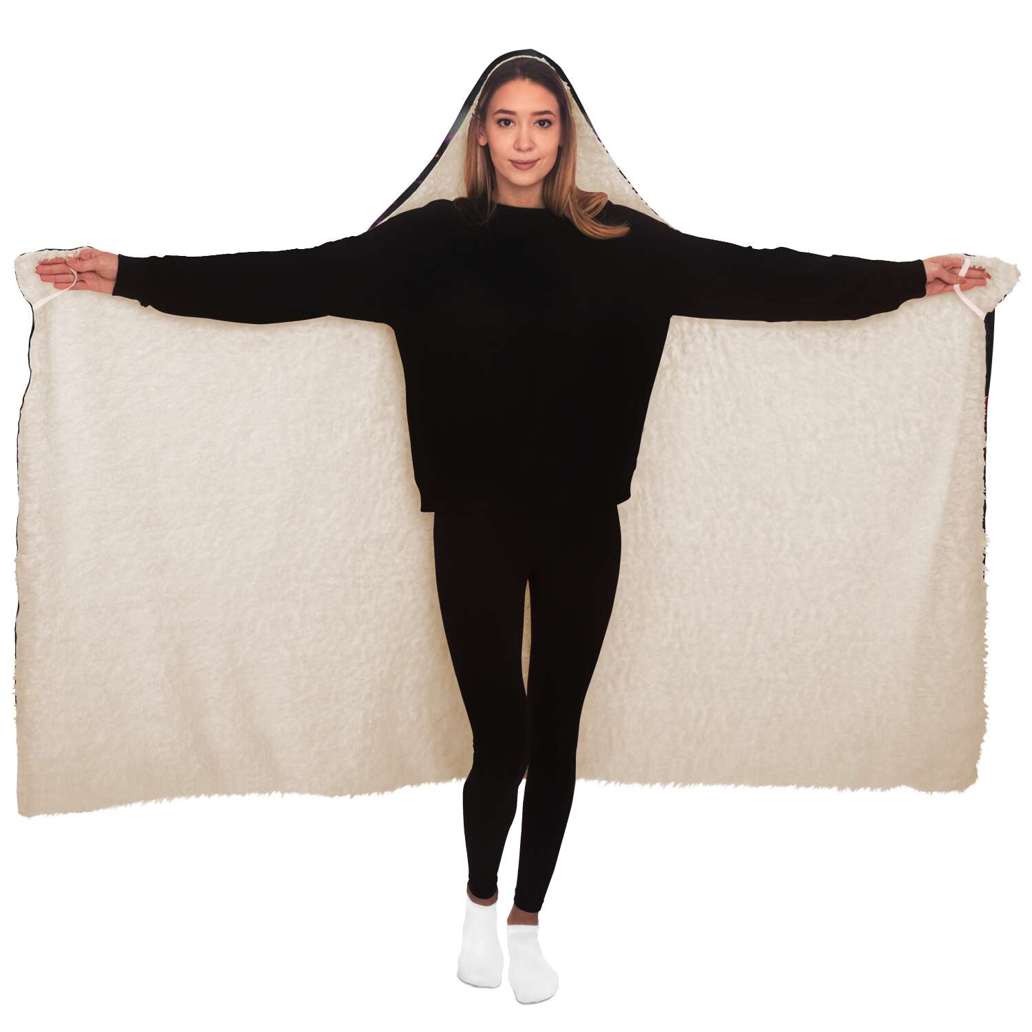 Inferno Vortex Hooded Blanket