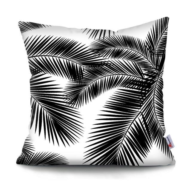 Cactus Cushion Cover Tropical Leaf Pillow Case Abstract Colorful Tropical Leaf Throw Pillow Covers Decorative Pillowcase Square Cushion Cases For Home Flower Decorative Pillow Sofa Pillowcase Cushions 45x45CM