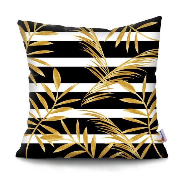 Cactus Cushion Cover Tropical Leaf Pillow Case Abstract Colorful Tropical Leaf Throw Pillow Covers Decorative Pillowcase Square Cushion Cases For Home Flower Decorative Pillow Sofa Pillowcase Cushions 45x45CM