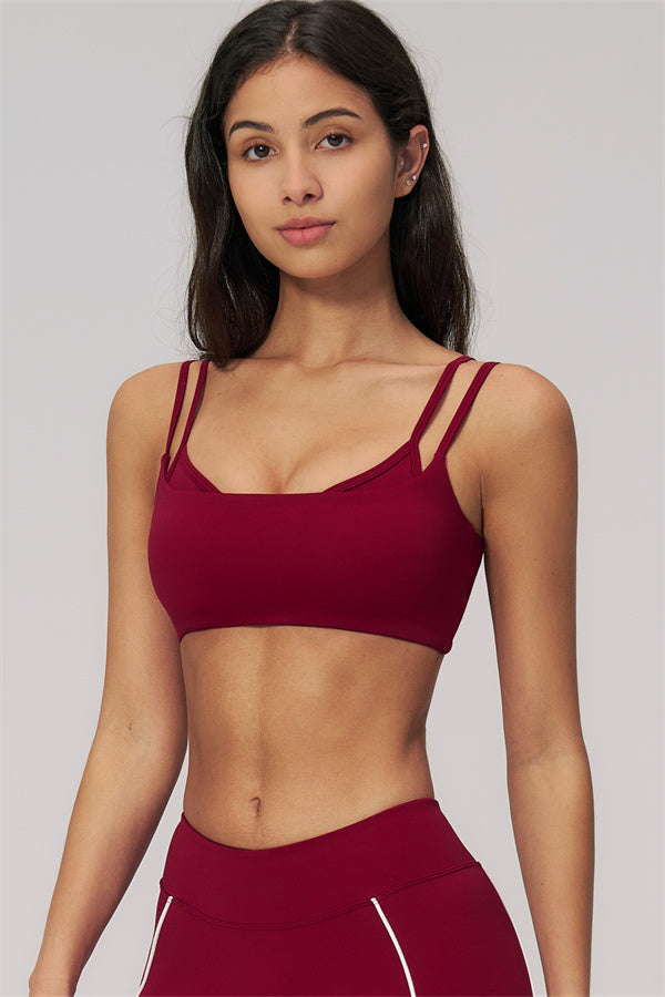 The Clarity Dual Strap Sports Bra Shorts 2-Piece Set