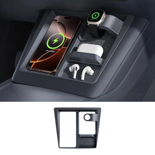 3-in-1 Wireless Charging Anti-Slip Organizer for Model 3 Highland / Model Y Juniper | TESERY