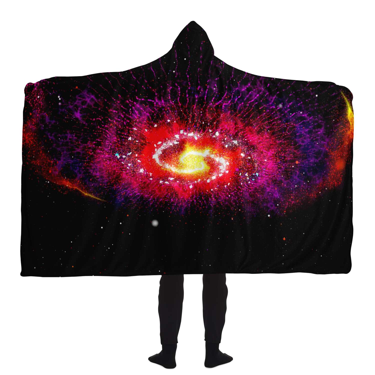 Inferno Vortex Hooded Blanket