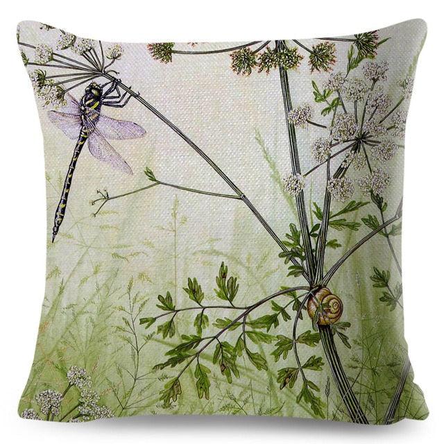 Colorful Pillow Cover Woodland Fox Bird Owl For Kids Room Sofa Home Decor Cute Cartoon Squirrel Cushion Cover Polyester Cotton Pillowcase Vintage Animal Throw Pillow Covers Wild Animals Cotton Linen Square Decorative Cushion Covers