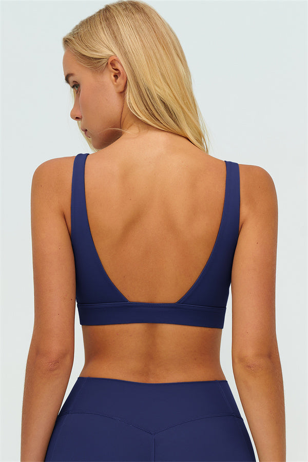 The Lushness V-Back Sports Bra Shorts 2-Piece Set