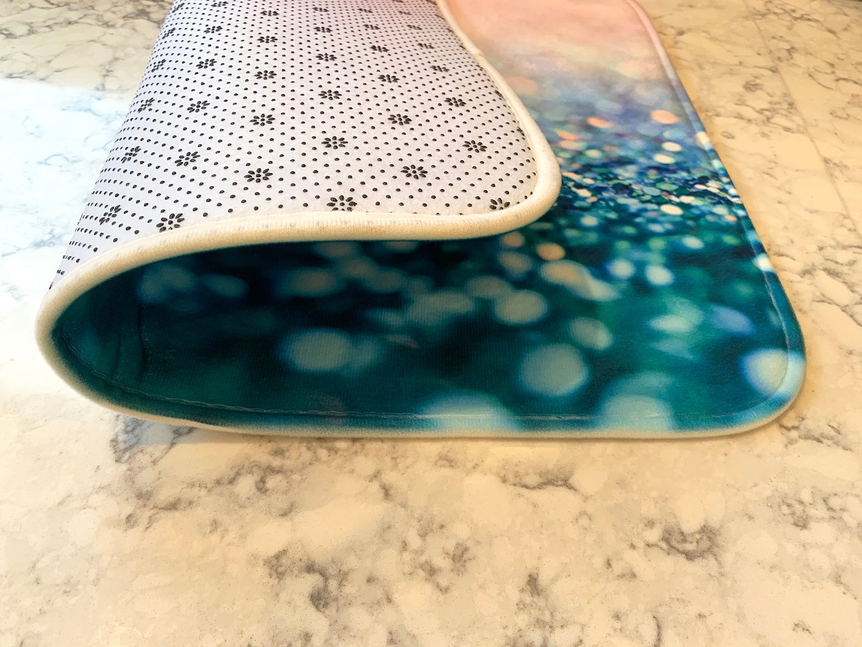 Dish Drying Mat - Image of Ballard Balls On Pool Table Sports