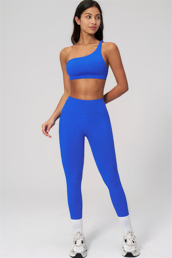 The Empower One-Shoulder Sports Bra