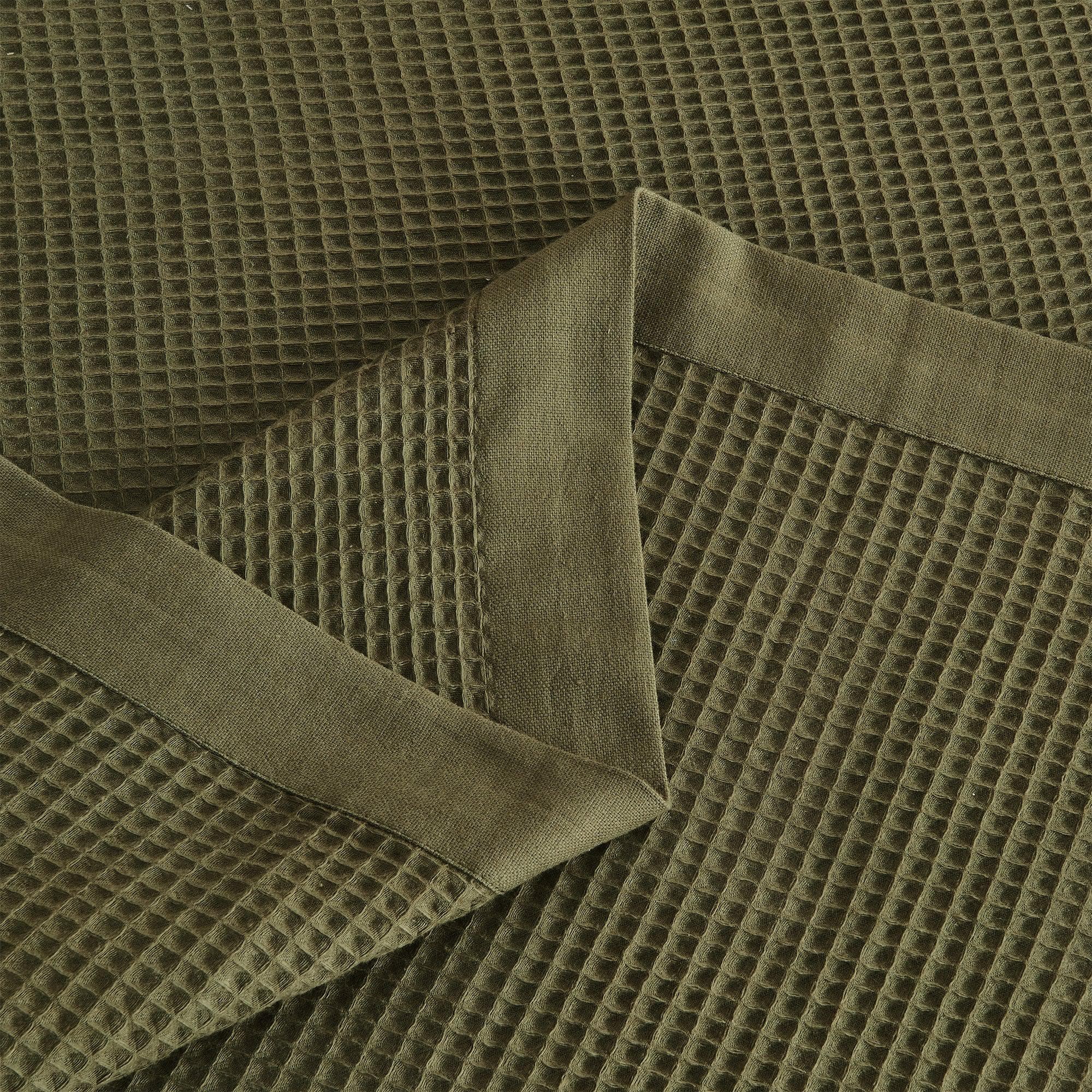100% Cotton Small Waffle Weave Blanket - Hazel Collection