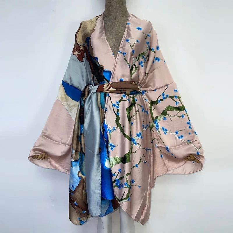 Women's Short Kimono Robe – All Inclusive Beach Cover Up