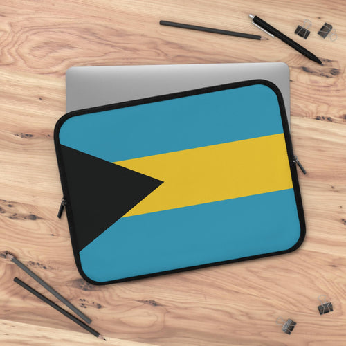 Bahamas Flag Laptop Sleeve Case