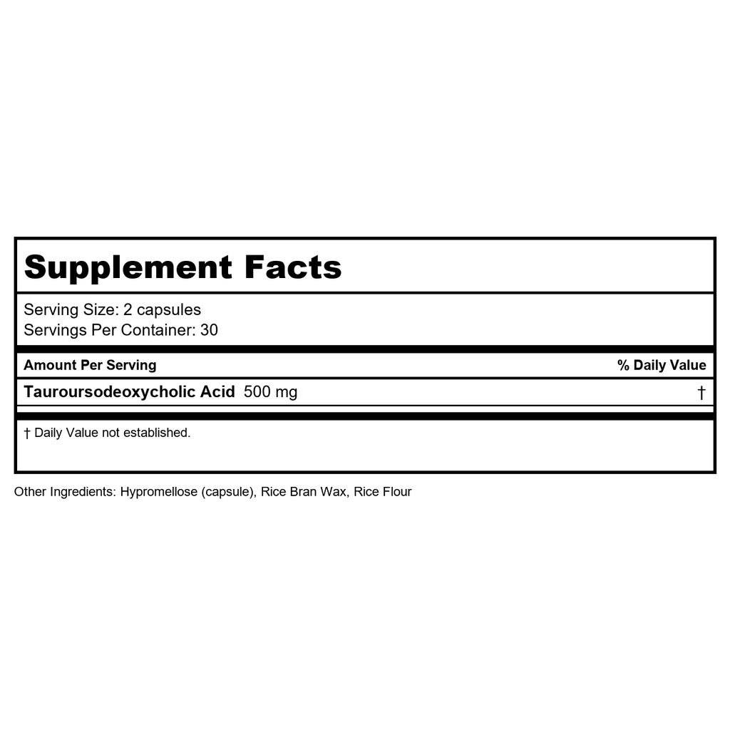 BodyBio Tudca 60 Capsules