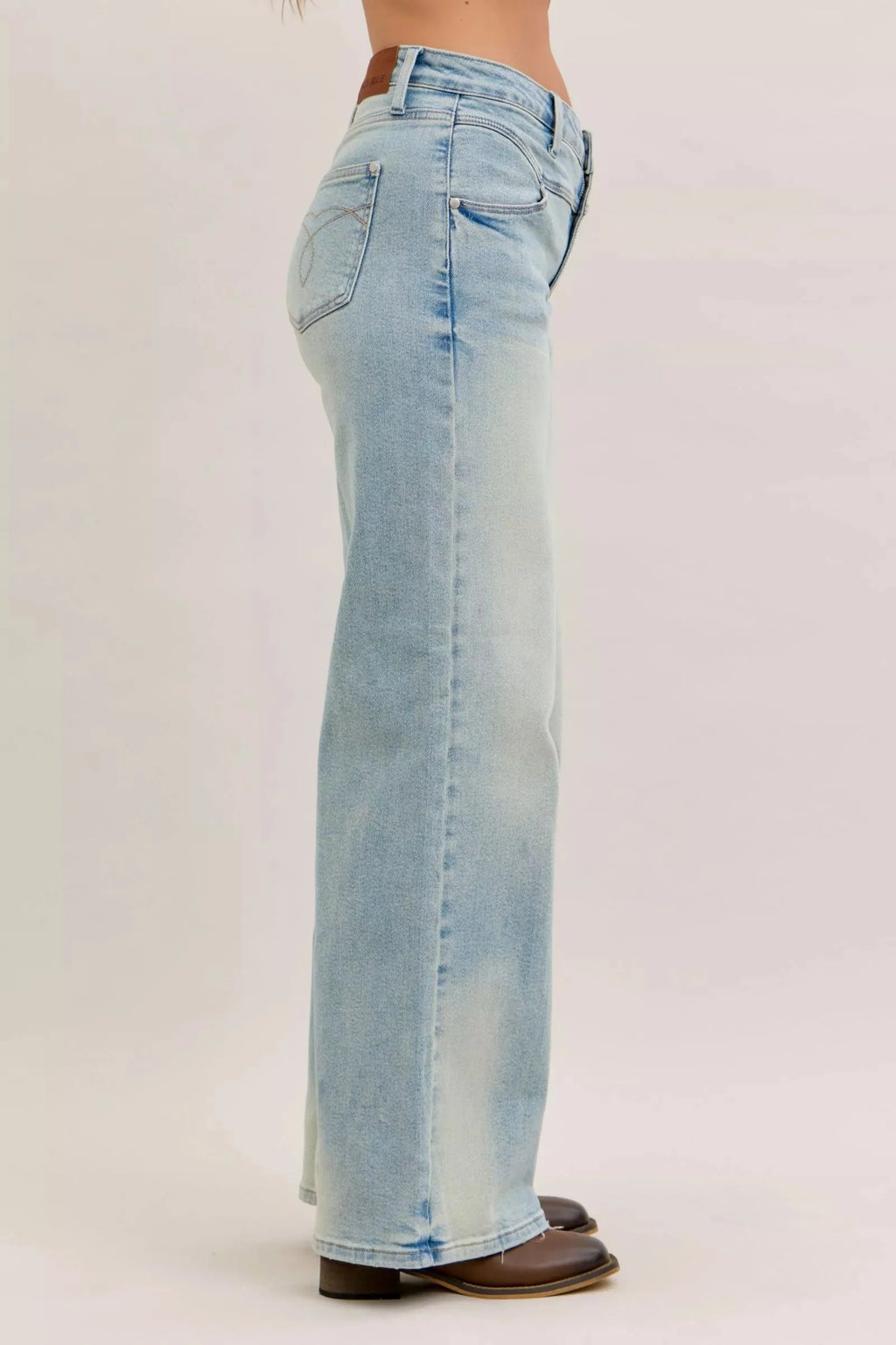 Judy Blue High Waist Column Straight Jeans