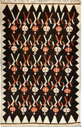Masterpiece Large Vintage minimalistic Karabakh Kilim 7’5” x 11’
