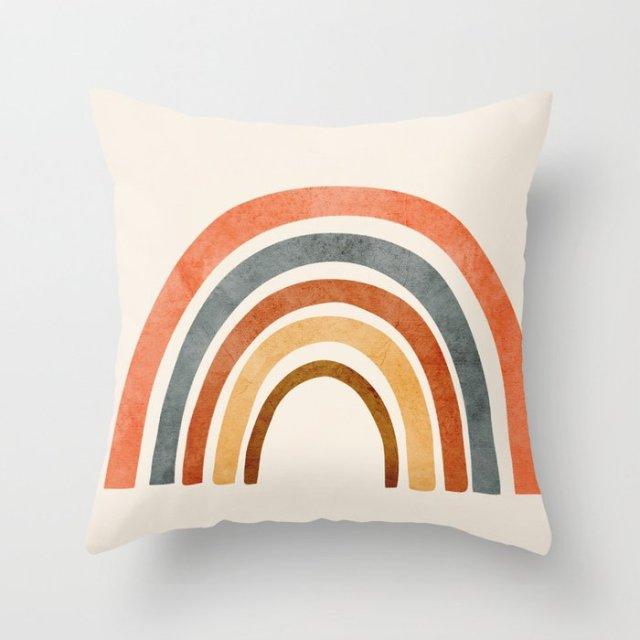 Modern Abstract Painting Throw Pillow Case Beautiful Cushion Covers Elegant Colorful Abstract Throw Pillow Cases For Bedroom Sofa Living Decorative Pillowcases 45x45CM