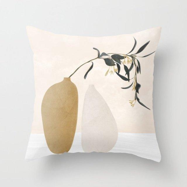Modern Abstract Painting Throw Pillow Case Beautiful Cushion Covers Elegant Colorful Abstract Throw Pillow Cases For Bedroom Sofa Living Decorative Pillowcases 45x45CM