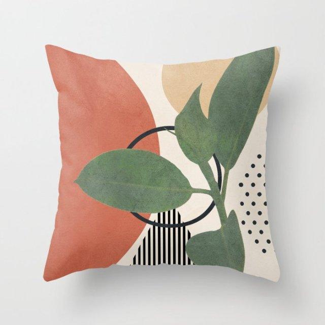 Modern Abstract Painting Throw Pillow Case Beautiful Cushion Covers Elegant Colorful Abstract Throw Pillow Cases For Bedroom Sofa Living Decorative Pillowcases 45x45CM