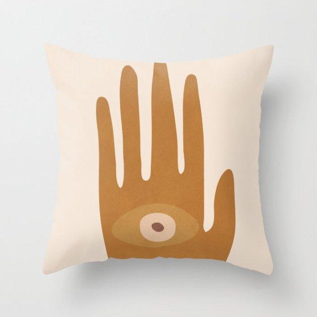Modern Abstract Painting Throw Pillow Case Beautiful Cushion Covers Elegant Colorful Abstract Throw Pillow Cases For Bedroom Sofa Living Decorative Pillowcases 45x45CM
