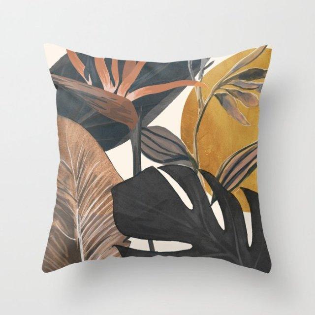 Modern Abstract Painting Throw Pillow Case Beautiful Cushion Covers Elegant Colorful Abstract Throw Pillow Cases For Bedroom Sofa Living Decorative Pillowcases 45x45CM