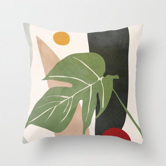 Modern Abstract Painting Throw Pillow Case Beautiful Cushion Covers Elegant Colorful Abstract Throw Pillow Cases For Bedroom Sofa Living Decorative Pillowcases 45x45CM