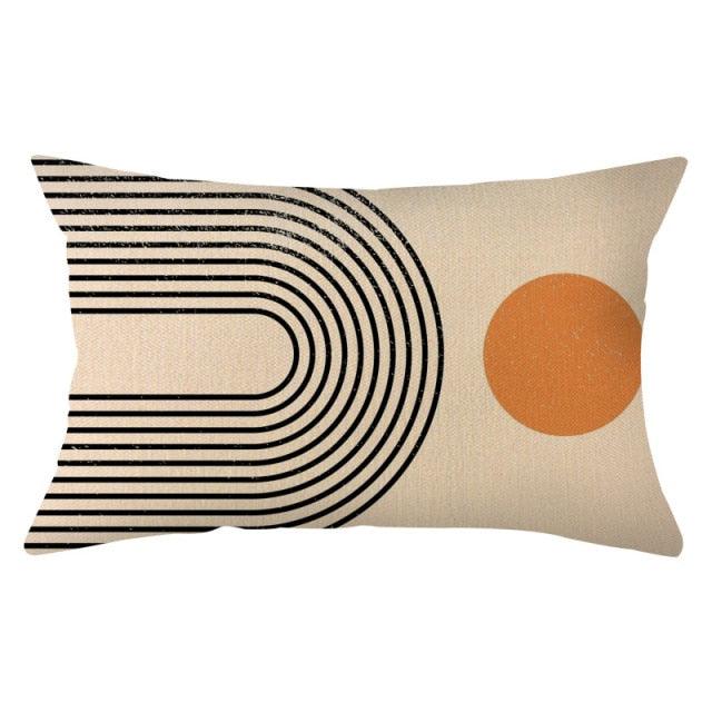 Rectangle Cushion Cover Cotton Fine Linen Pillowcase Brilliant Decorative Lined Linen Comfortable Cushion Covers Throw Pillow Cases For Sofa Pillows Baby Family Home Accessories
