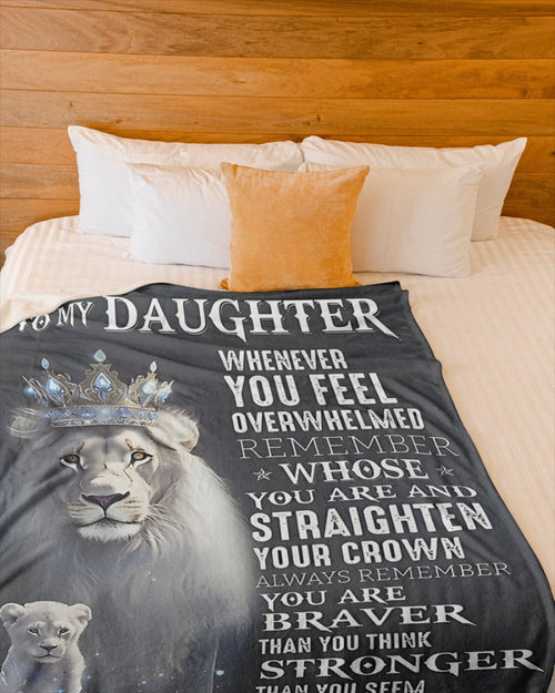 BLANKET FOR DAUGHTER - GIFT FROM DAD - COMFORT & WARMTH GIFT 2 NTTD00 (SKUB-NTTD-01)