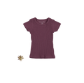 The Short Sleeve Tee - Mulberry
