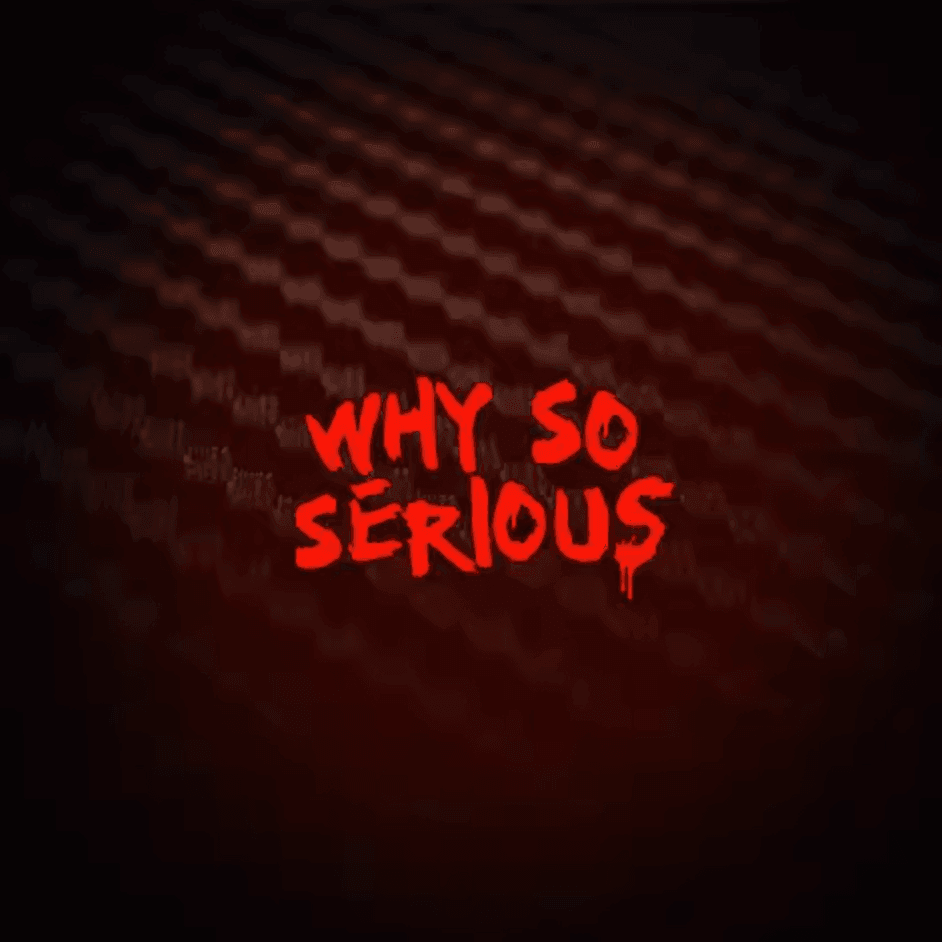 The Joker "Why so Serious" sticker for Helmet/Bike