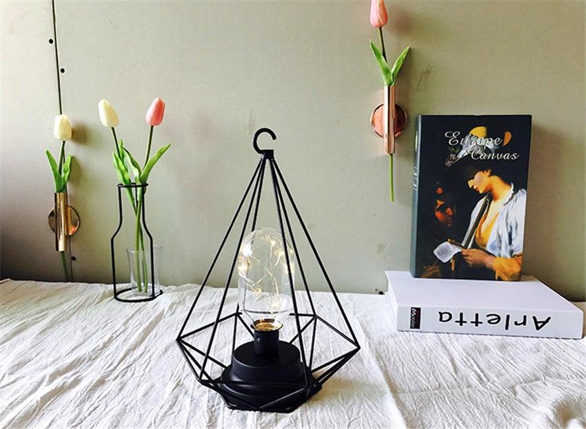 Vintage Color Iron Led Table Lamps Bedroom Desk Lamp Edison Bulb USB Table Light Bedside Battery Reading Office Desk Lights Lamp For Home Lighting Decor