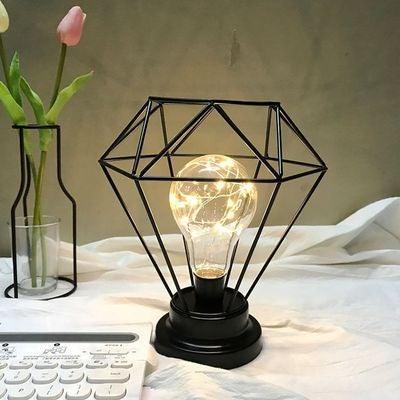 Vintage Color Iron Led Table Lamps Bedroom Desk Lamp Edison Bulb USB Table Light Bedside Battery Reading Office Desk Lights Lamp For Home Lighting Decor