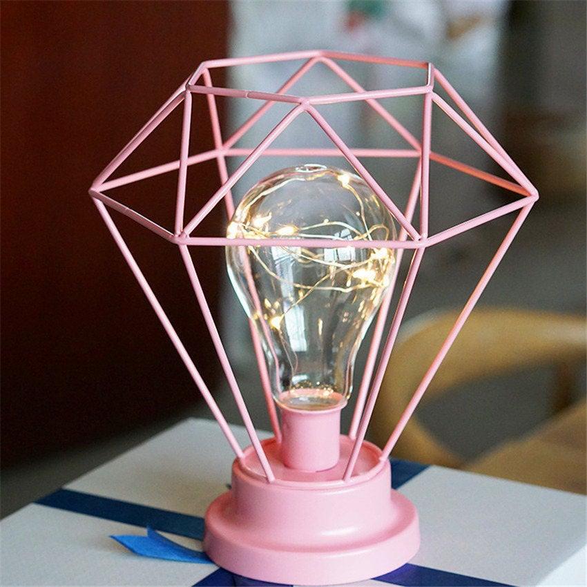 Vintage Color Iron Led Table Lamps Bedroom Desk Lamp Edison Bulb USB Table Light Bedside Battery Reading Office Desk Lights Lamp For Home Lighting Decor