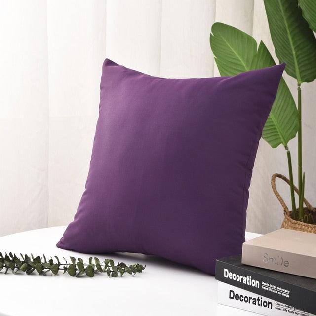 Waterproof Throw Pillow Covers Solid Nordic Cushion Cover Decorative Outdoor Solid Throw Pillow Covers Linen Garden Farmhouse Cushion Cases Home Decor Pillow Case For Couch Bed Balcony