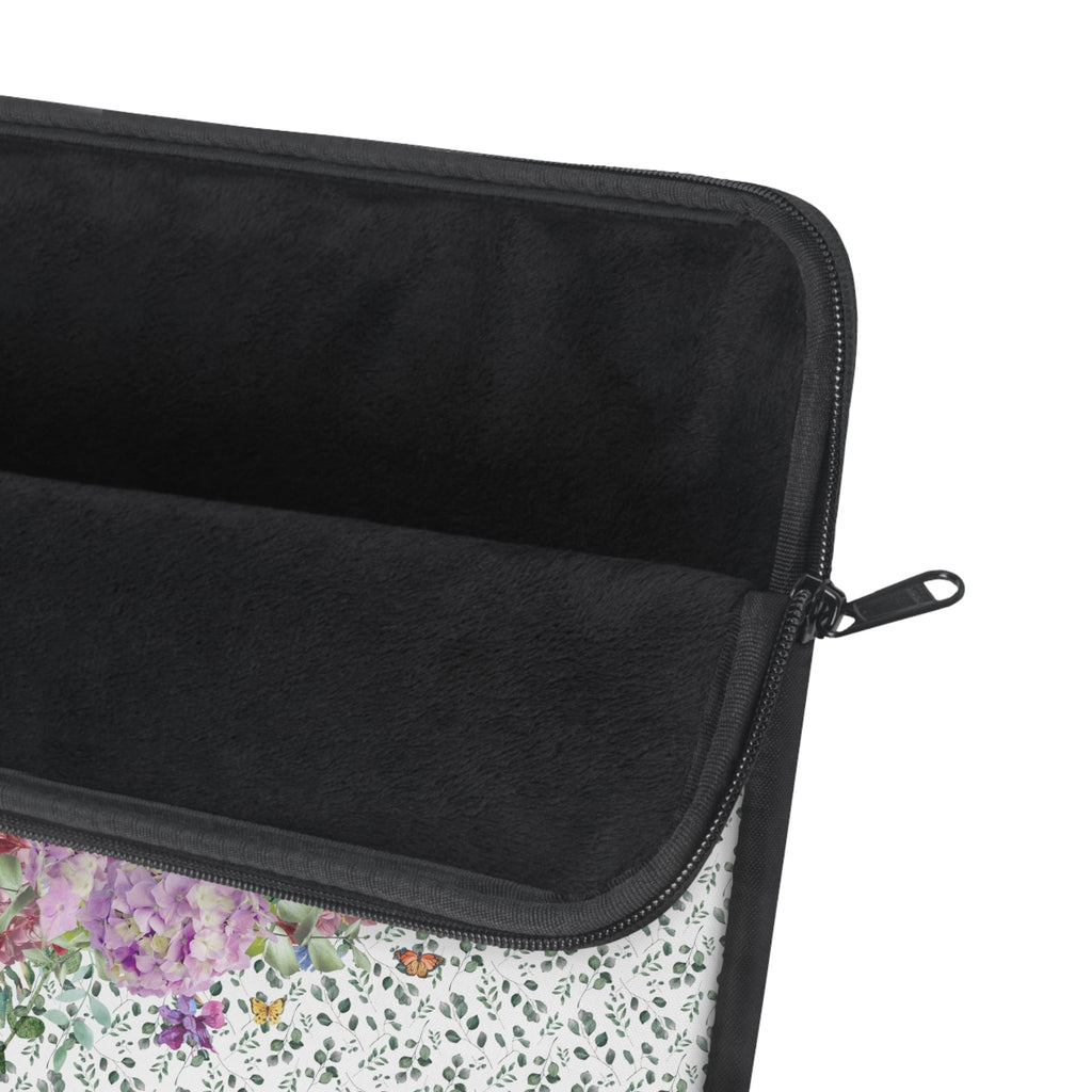 Whimsigoth Laptop Sleeve with Floral Art History Aesthetic
