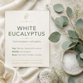 White Eucalyptus Candle